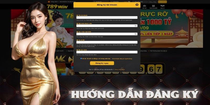 Đăng ký 789Win dễ dàng chỉ trong 5 phút